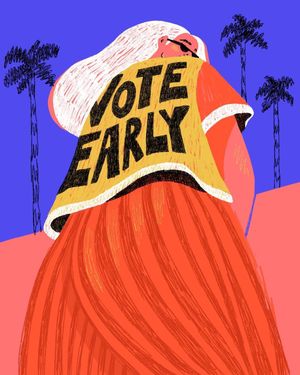 Image post by @rockthevote on Instagram