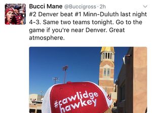 Image post by @du_hockey on Instagram