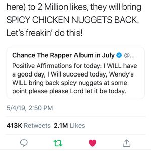 Image post by @chancetherapper on Instagram