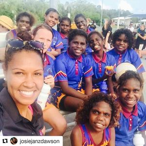 Image post by @netballaust on Instagram