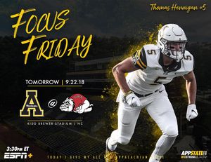Image post by @appstate_fb on Instagram