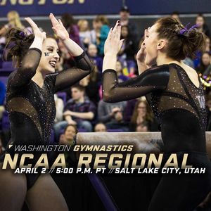Image post by @uwgymnastics on Instagram
