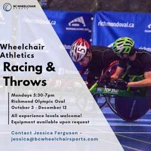 Image post by @bcwheelchairsports on Instagram