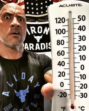 Image post by @therock on Instagram