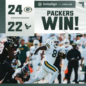 Image post by @packers on Twitter/X