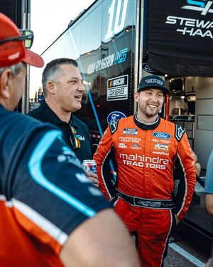 Image post by @stewarthaasracing on Instagram