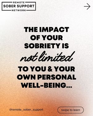 Image post by @remote_sober_support on Instagram