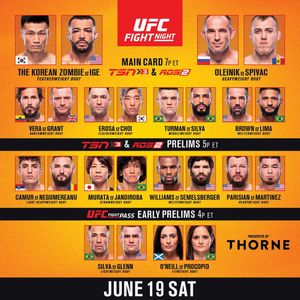 Image post by @ufccanada on Instagram