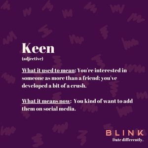 Image post by @theblinkdate on Instagram