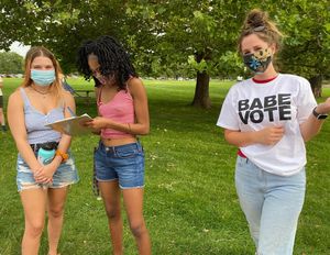 Image post by @babevote on Instagram