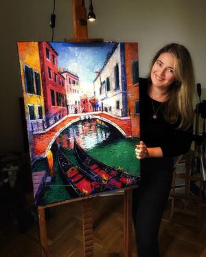 Image post by @monaedulescoart on Instagram