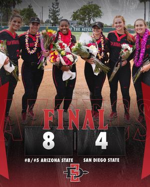 Image post by @sdsu_softball on Instagram