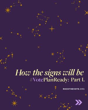 Image post by @rockthevote on Instagram
