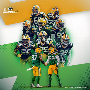 Image post by @packers on Twitter/X