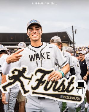 Image post by @WakeBaseball on Twitter/X