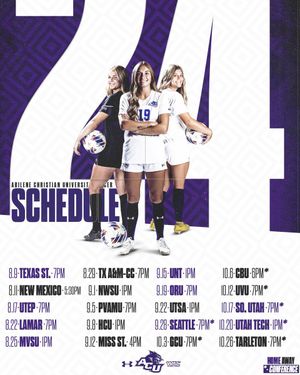 Image post by @ACU_Soccer on Twitter/X