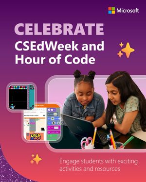 Image post by @MicrosoftEDU on Twitter/X