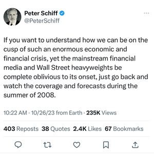Image post by @peterschiff on Instagram