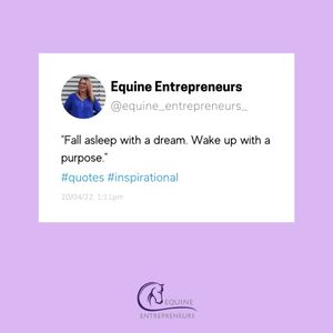 Image post by @equine_entrepreneurs_ on Instagram