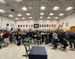 Image post by @umichbands on Facebook