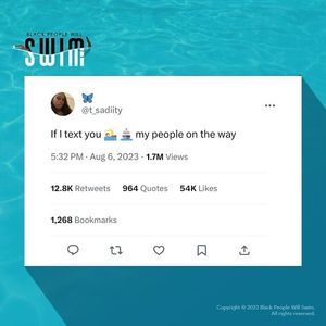 Image post by @blackpeoplewillswim_ on Instagram