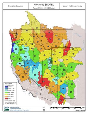 Image post by @WesternWaterAssessment on Facebook