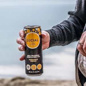 Image post by @sociallitevodka on Instagram