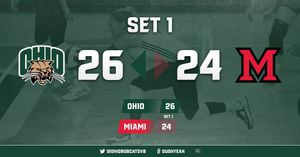Image post by @OhioBobcatsVB on Twitter/X