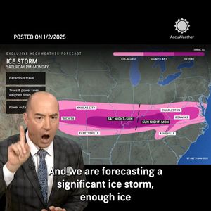 Video post by @AccuWeather on Facebook