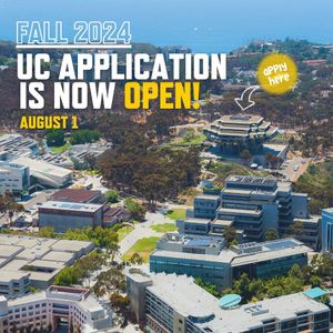 Image post by @ucsdadmissions on Instagram