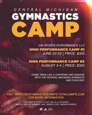 Image post by @cmugymnastics on Instagram