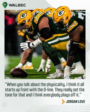 Image post by @packers on Twitter/X