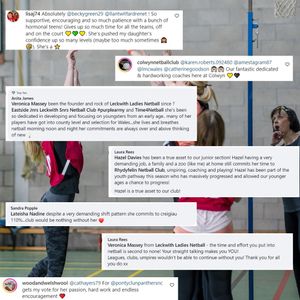 Image post by @walesnetball_ on Instagram