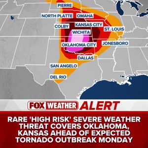 Image post by @foxweather on Instagram