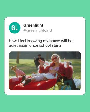 Image post by @greenlightcard on Instagram