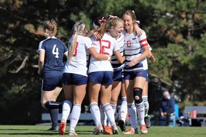 Image post by @mnu_womensoccer on Instagram