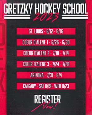 Image post by @gretzkyhockeyschool on Instagram