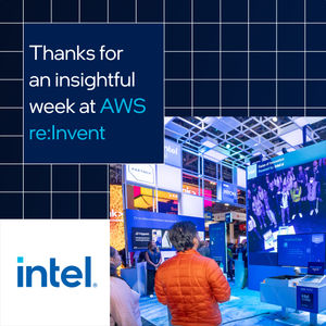 Image post by @intel on Twitter/X