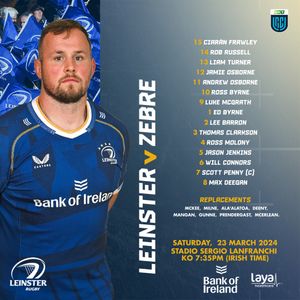 Image post by @leinsterrugby on Instagram