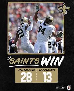 Image post by @saints on Instagram