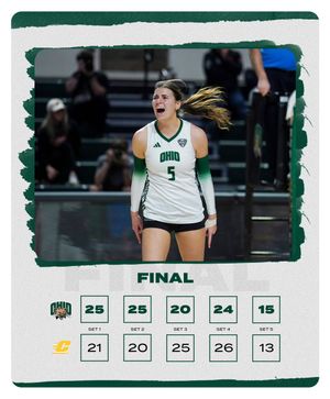 Image post by @OhioBobcatsVB on Twitter/X