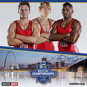 Image post by @gwuwrestling on Instagram