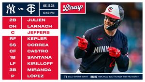 Image post by @Twins on Twitter/X