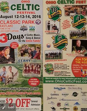 Image post by @ohiocelticfest on Facebook