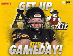 Image post by @appstate_fb on Instagram