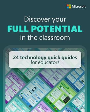 Image post by @MicrosoftEDU on Twitter/X