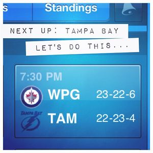 Image post by @nhljets on Instagram