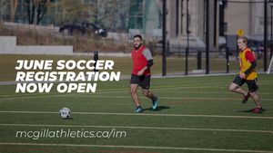 Image post by @mcgillrecreation on Instagram