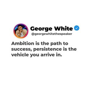 Image post by @iamgeorgewhitethespeaker on Instagram