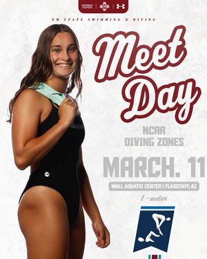 Image post by @nmstateswimdive on Instagram
